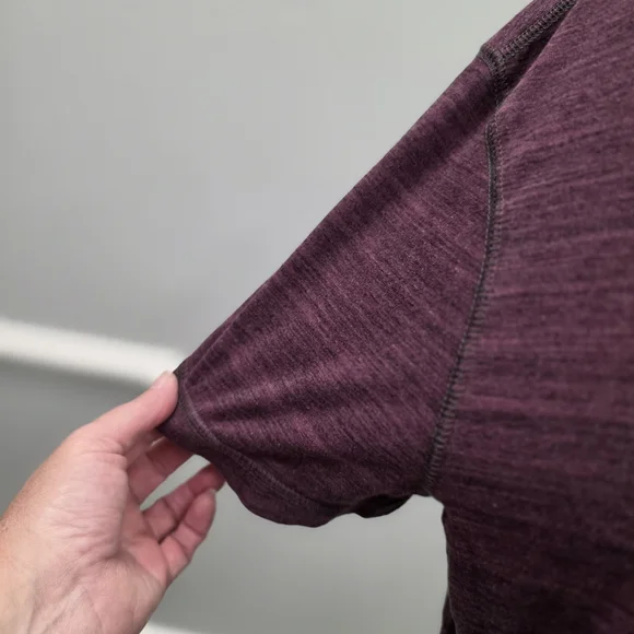 Rock & Republic Deep Purple Heather Short Sleeve Tee - Picture 4 of 8